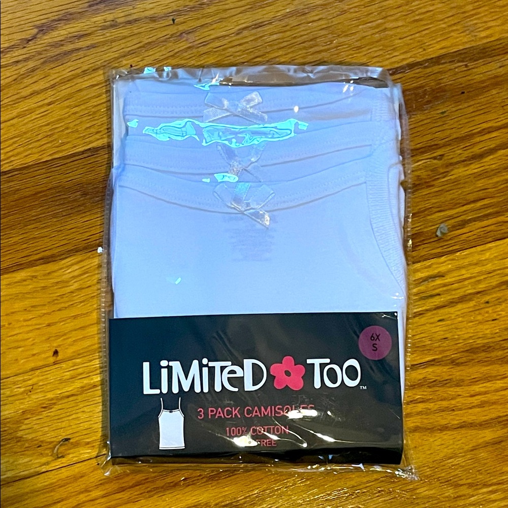 LAST CHANCE DONATING 4/20 NWT Limited Too White Camisole Set